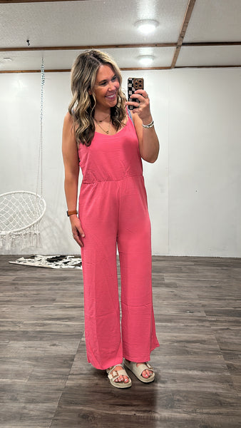 Marcy Jumpsuit (Pink)