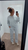 Comfort Lounge Flare Set (Grey)