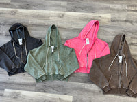 Kylie Zip Up (4 Colors)