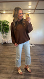 Kristen Seam Sweater (H Brown)