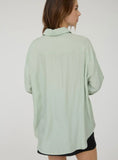 Green Button Up (Plus)