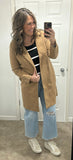 Khaki Elegant Coat