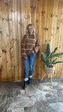 Samantha Striped Sweater (Camel)