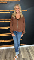 Scuba Zip (Brown)