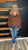 Scuba Zip (Brown)