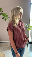 Dress Me Up Top (Burgundy)