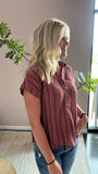 Dress Me Up Top (Burgundy)