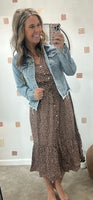Pretty Girl Dress (Brown)