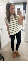 Striped Brown Top