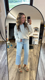 Oatmeal Henley Top