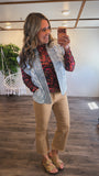 Denim Quilted Vest