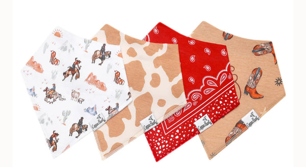 Copper Pearl Bandana Bib Set (Boone)