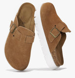 Platform Clog (Tan)