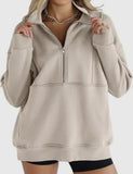 Athletic Zip (Beige)