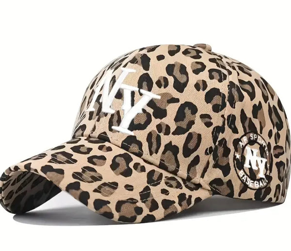 Cheetah NY Hat (2 colors)