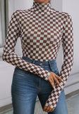 Checkered Layering Mesh Top