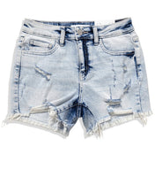Acid Wash Jean Shorts
