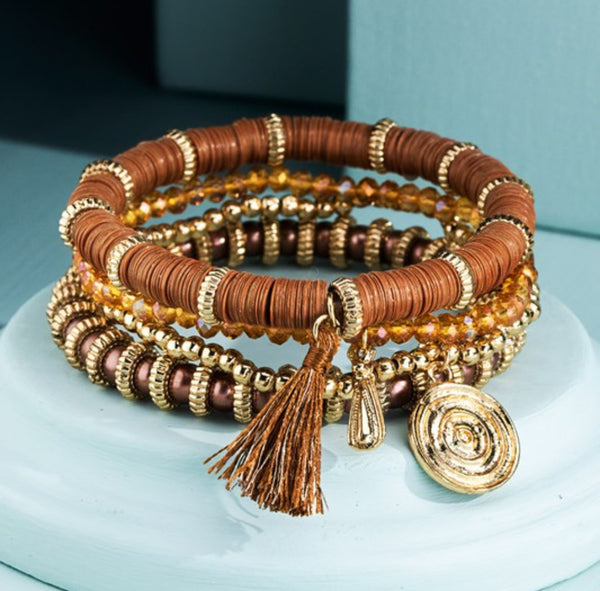 Brown layered Stack