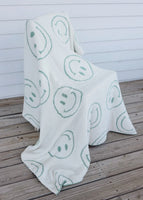 Emerlie Love Dupe Blanket (Green Smiley)