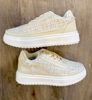 Timeless Knit Sneakers(Khaki)