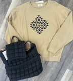 Corded Aztec Crew