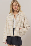 Tweed Plaid Jacket