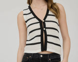 Knit Vest Top (Ivory)