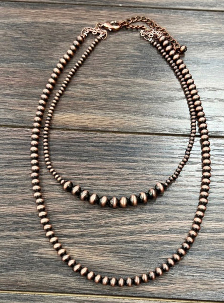 Navajo Pearl Necklace (Cooper)