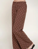 Brown Dotted Pants
