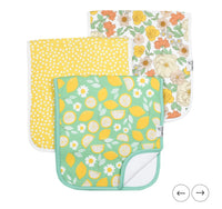 Copper Pearl 3 pack burp clothes (Lemon)