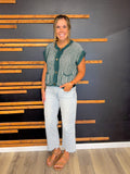 Green Button Up sweater