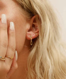 Paperclip Earrings (Gold)