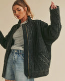 Quilted Jacket (Black)