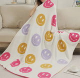 Dupe Smiley Blanket (Multicolor Bright)