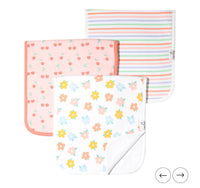 Copper Pearl 3 pack burp clothes (Cheery)