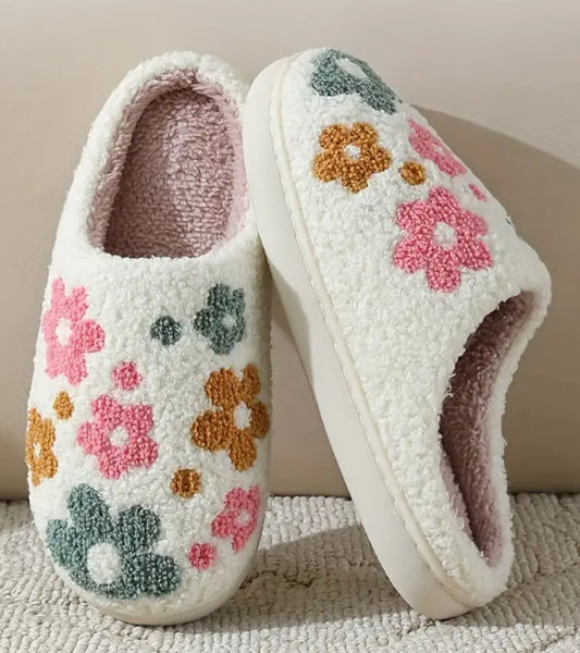 Floral Slippers