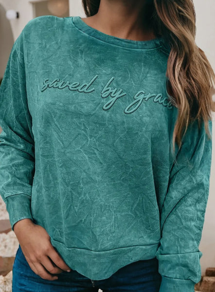 Saved by Grace crew (Teal)