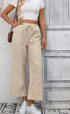 Striped Casual Pant (Taupe)