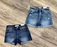 Kancan High Waisted Shorts (Dark)