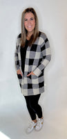 Plaid Cozy Cardigan