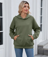 Textured hoodie (Olive)