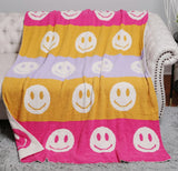 Dupe Smiley Blanket (Multicolor Bright)