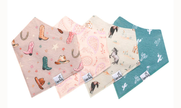Copper Pearl Bandana Bib Set (Cheyenne)