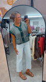 Green Button Up sweater