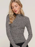 Leopard Long Sleeve (Black)