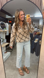 Mariah Plaid Pullover