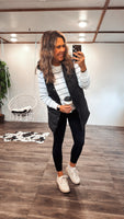 Josie Hooded Vest (Black)