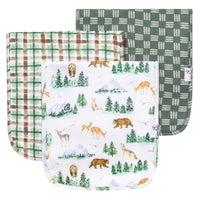 Copper Pearl 3 pack burp clothes (Grayson)