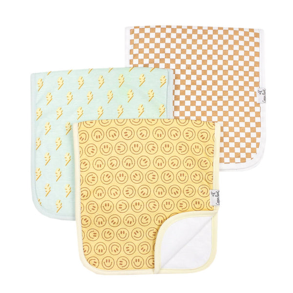 Copper Pearl 3 pack burp clothes (Vance)