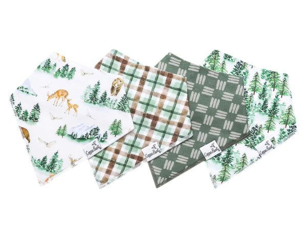 Copper Pearl Bandana Bib Set (Grayson)